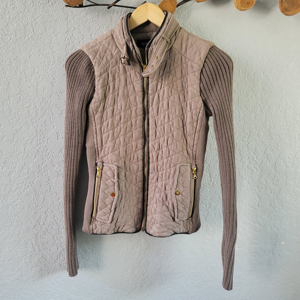 Fate Women's Jacket Size XS Brown Quilted